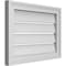 Ekena Millwork Vertical Surface Mount PVC Gable Vent: Functional, w/ 2"W x 1-1/2"P Brickmould Frame, 22"W x 16"H GVPVE22X1602SF - alternate 2